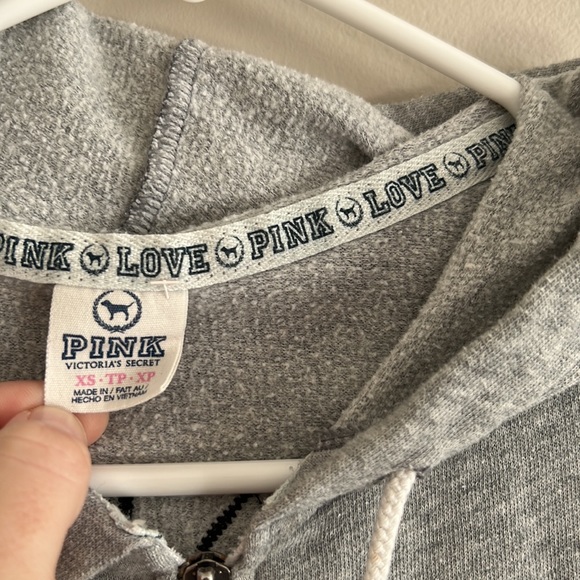 Victoria’s Secret PINK zipper up sweatshirt - Picture 3 of 3